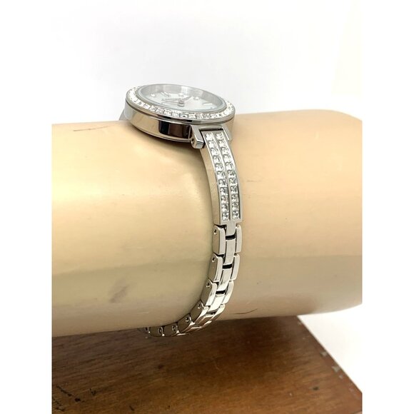 Citizen Women's Watch EM0860-51D Eco Drive Mother of Pearl Dial Silver Steel - Picture 12 of 14